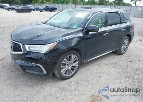 2017 Acura Mdx Technology from USA, damaged, VIN 5FRYD4H58HB027957